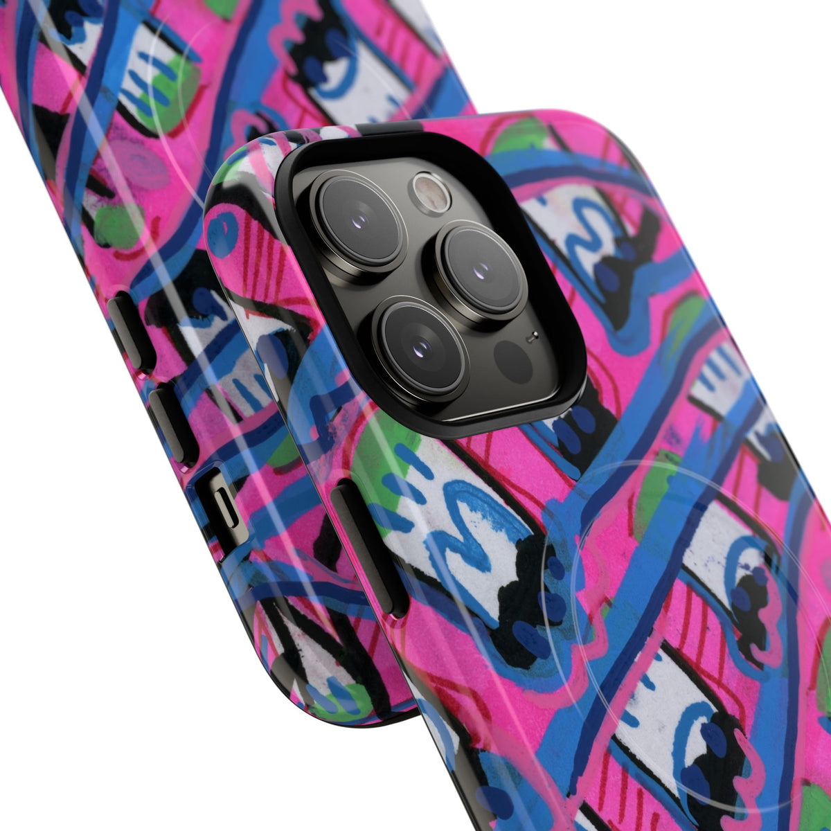 Pink Blast Tough Magnetic Case