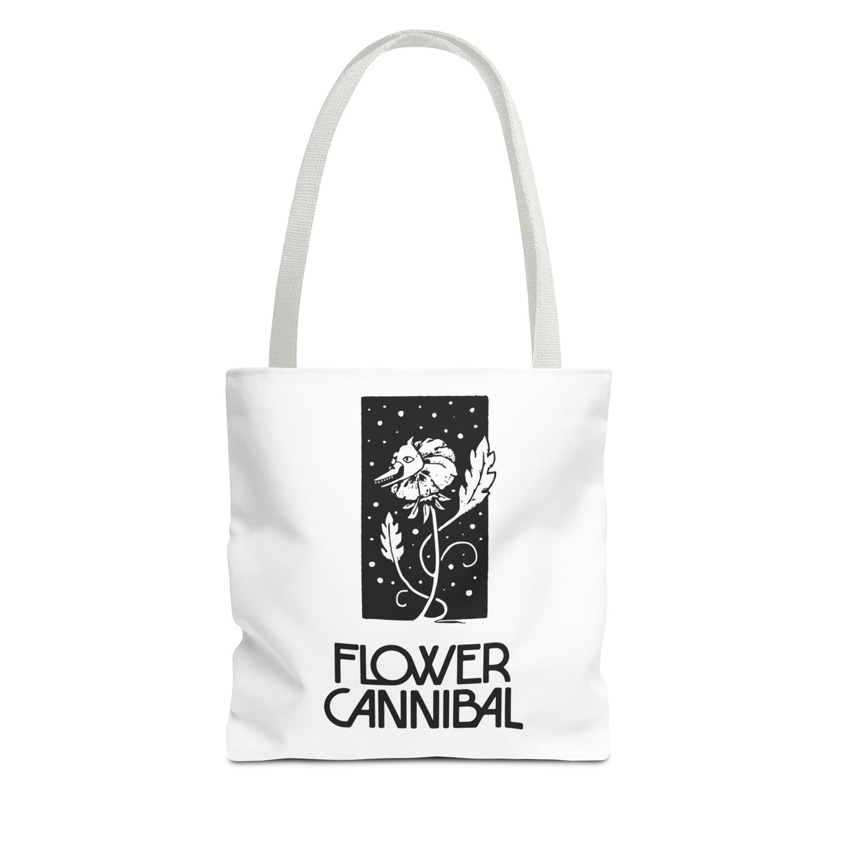 Tote Bag (white) - Flower Cannibal