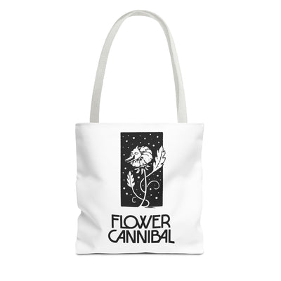 Tote Bag (white) - Flower Cannibal
