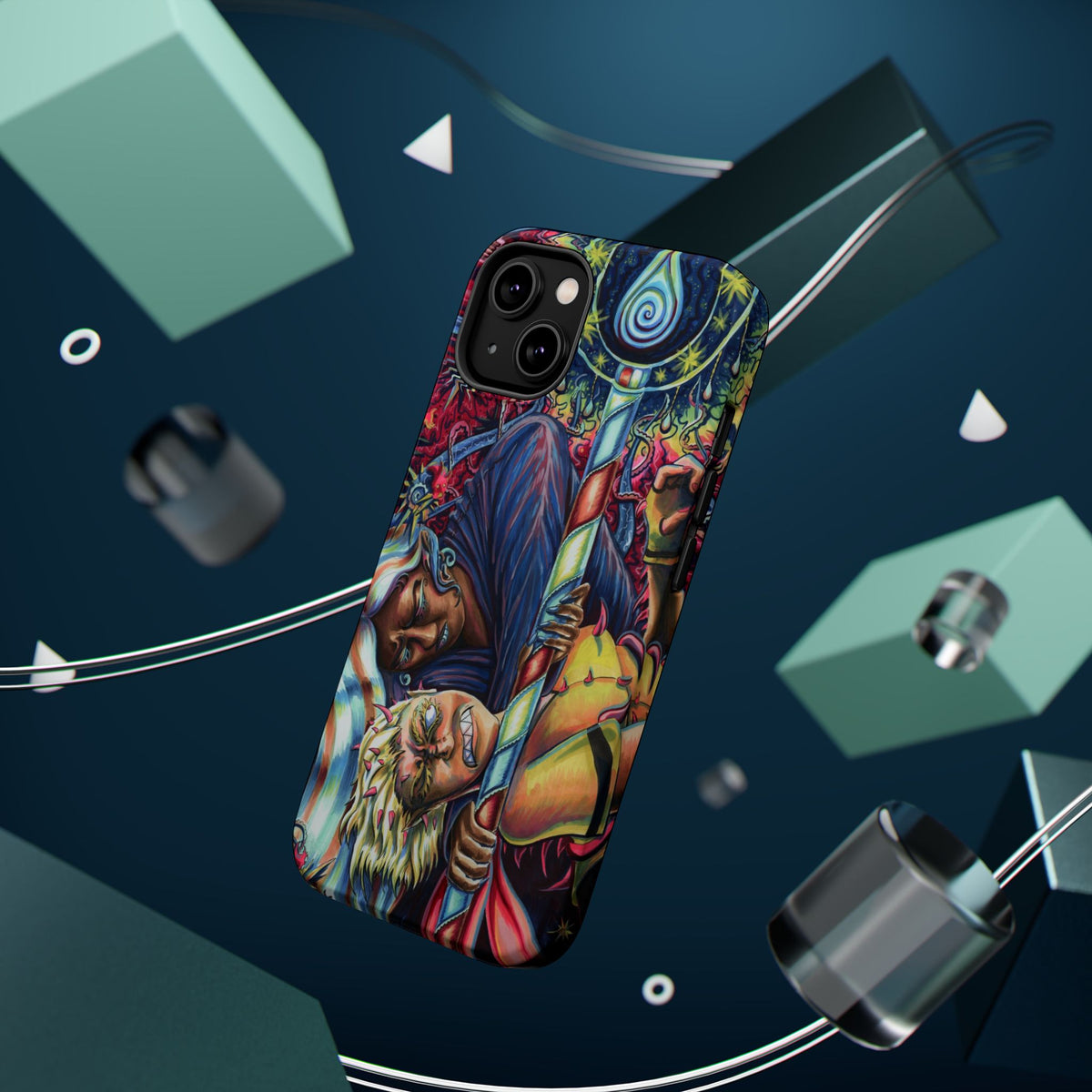 Magnetic Impact-Resistant Phone Case - Sister Duel
