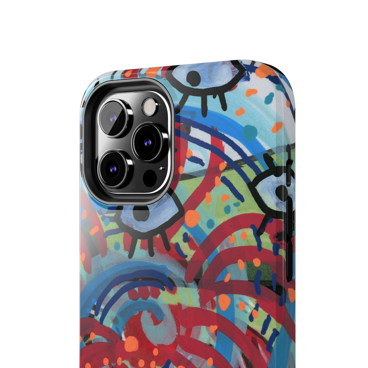 Eyeball Attack Tough Phone Cases