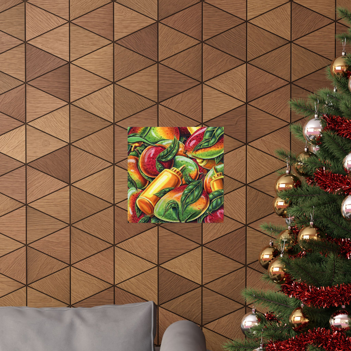 Mango Mustard Print