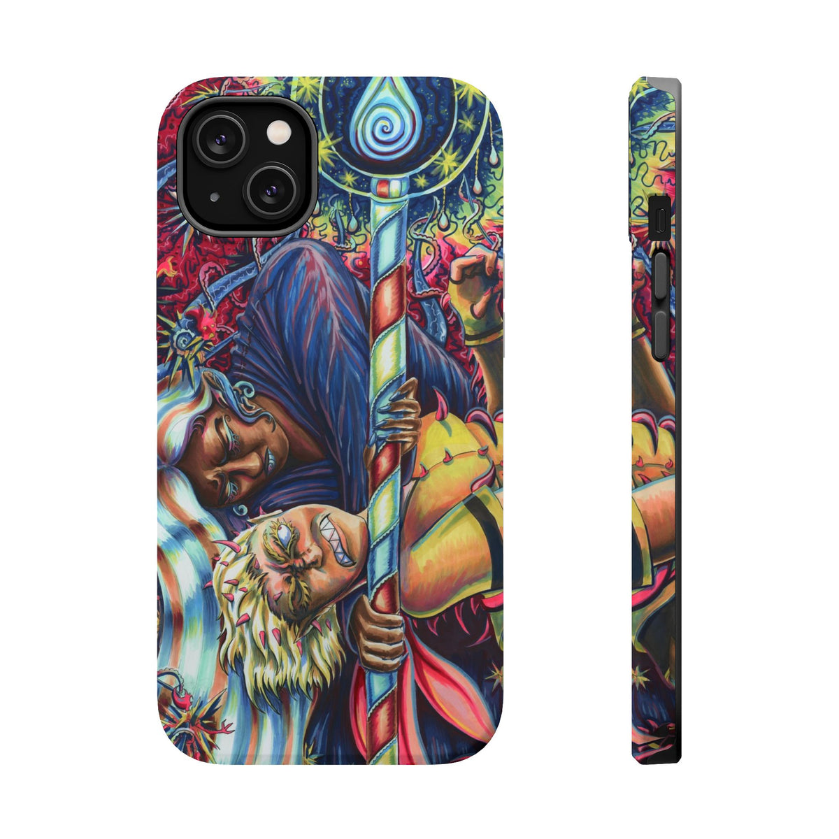 Magnetic Impact-Resistant Phone Case - Sister Duel