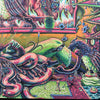 Early Bird gets the Intestinal Worm (Original Handmade Painting)