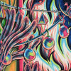 Early Bird gets the Intestinal Worm (Original Handmade Painting)