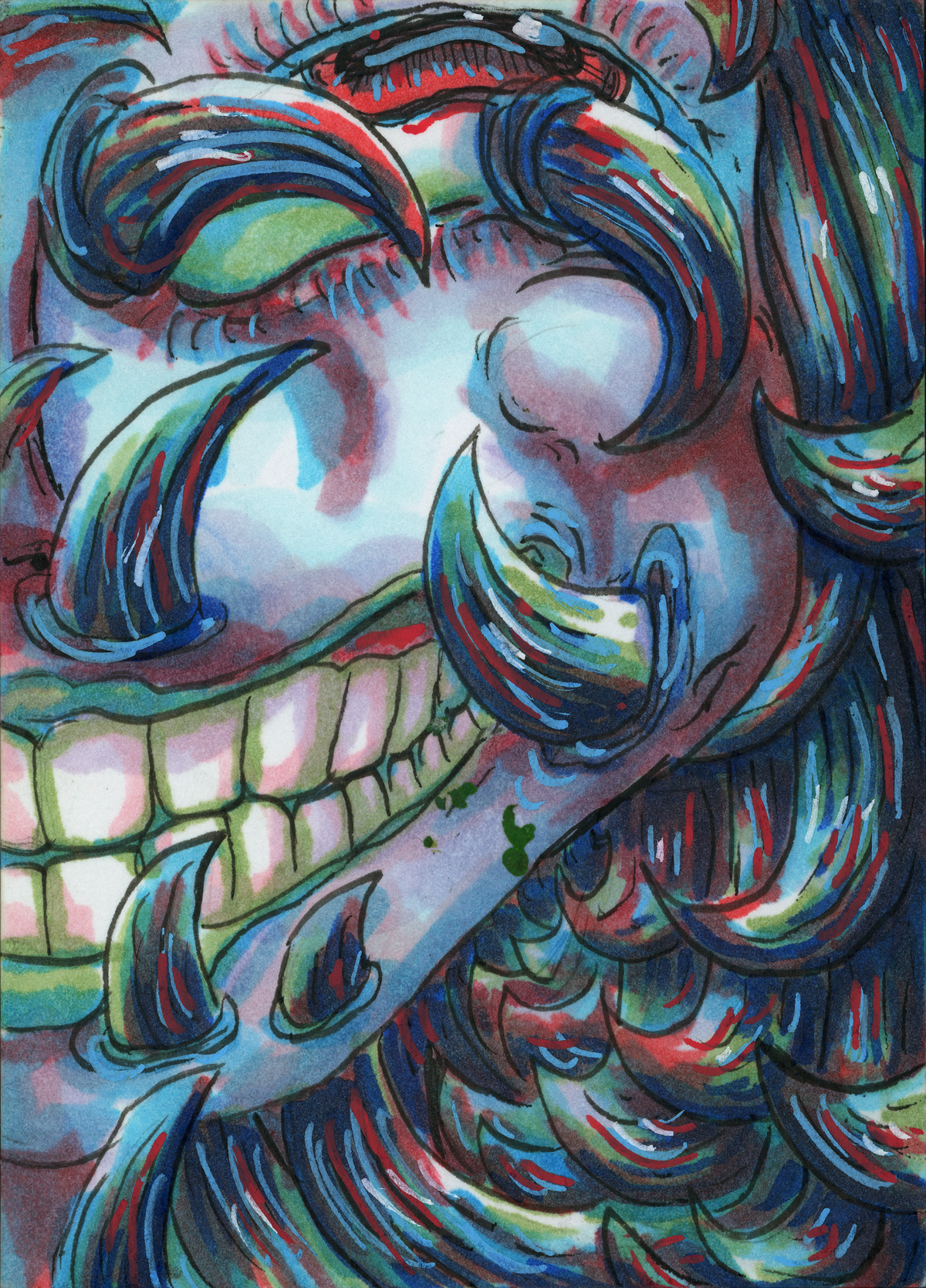 Hairy Situation (original painting)