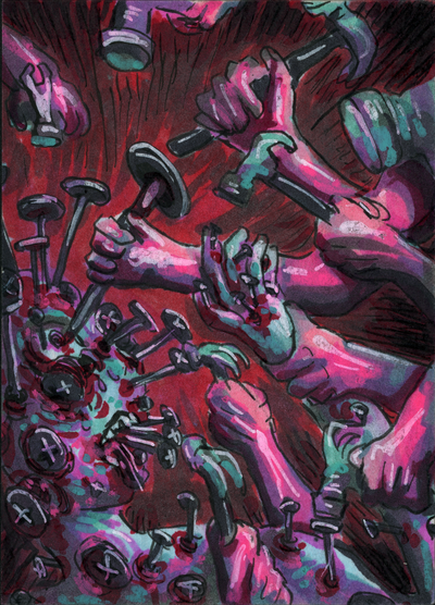 Hammer Time (original painting)