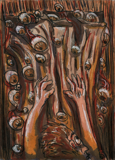 Quit Staring (original painting)