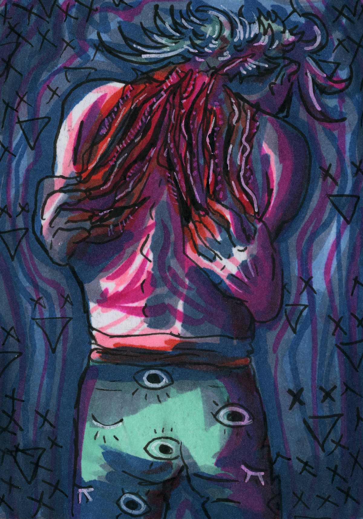 "Back Scratch" (original painting)