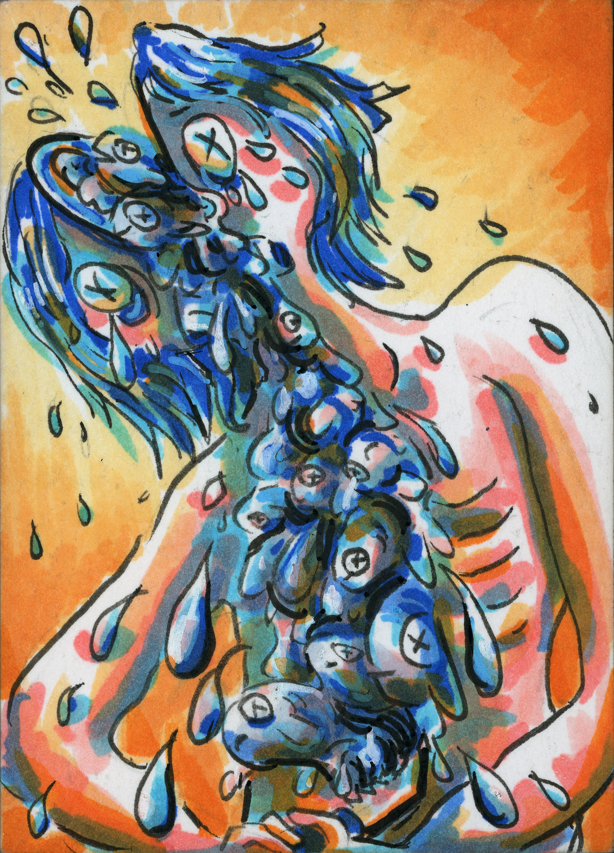 Gutted Like a Fish (original painting)