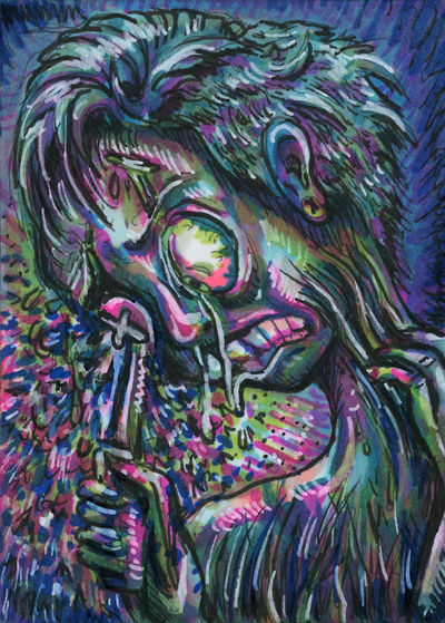 Rage Incarnate (original painting)