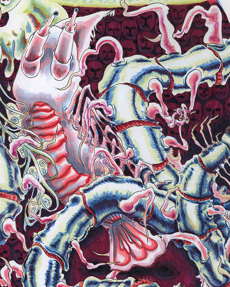 Centipede Manifestations (original painting)